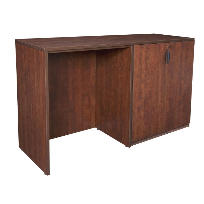 Armoire de rangement Nebih Stand Up Side to Side, Cerisier, H 42 po x l 72 po x P 46 po