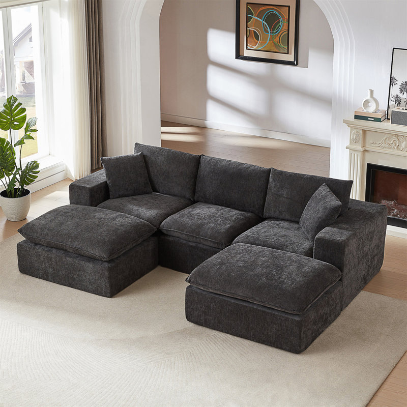 Canapé moderne en chenille