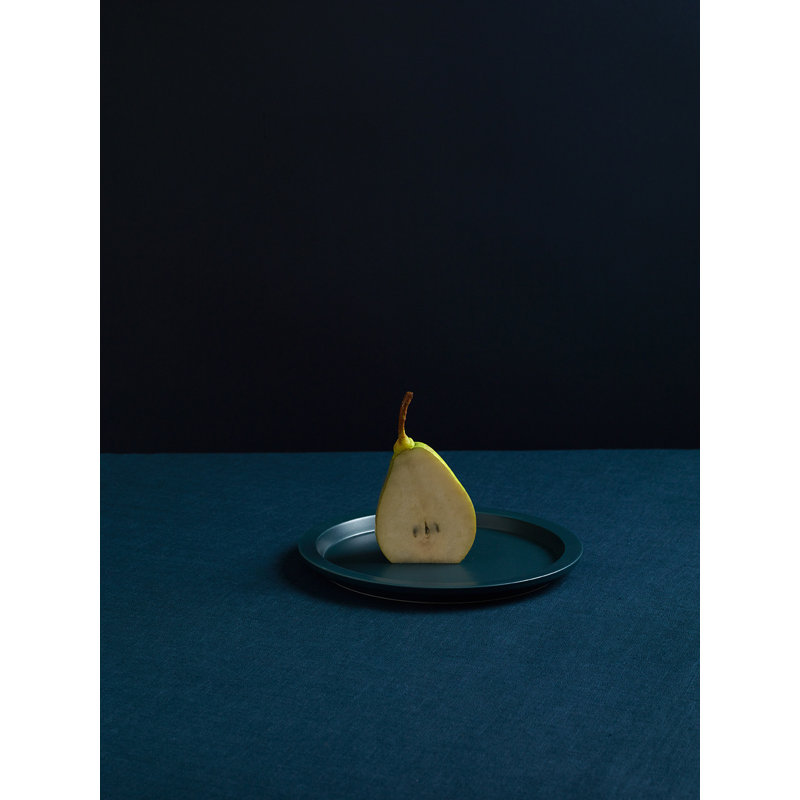 Stoneware Side Plate, Matt Forest Green