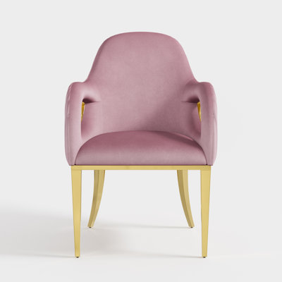 Copan 33'' H Velvet Upholstered Armchair