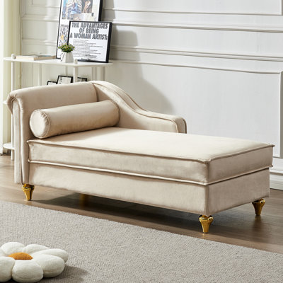 Chaise longue rembourrée Gaurik