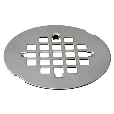 4-1/4" Stainless Steel Snap-In Shower Grid Drain Cover (25-Pack)