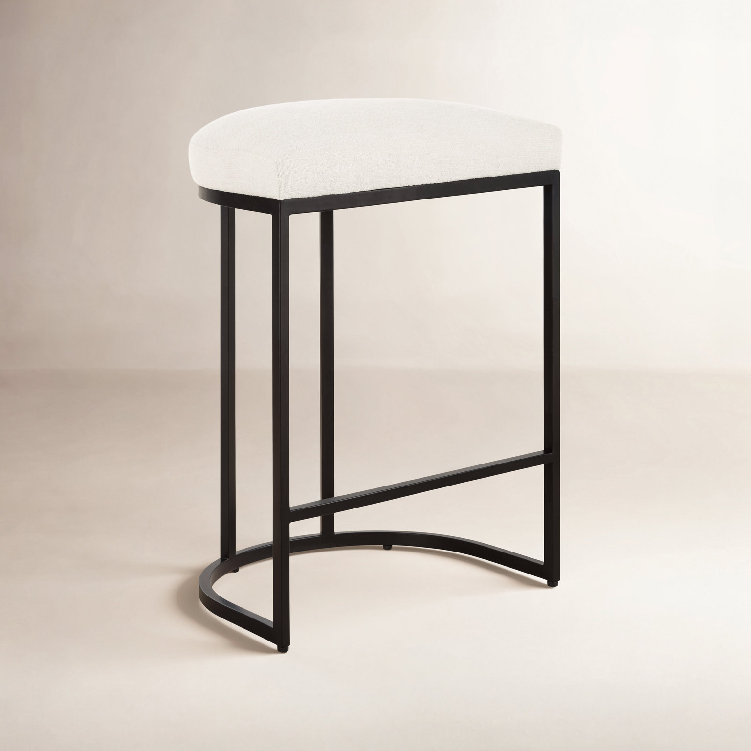 Novi Stool, Beige, Black