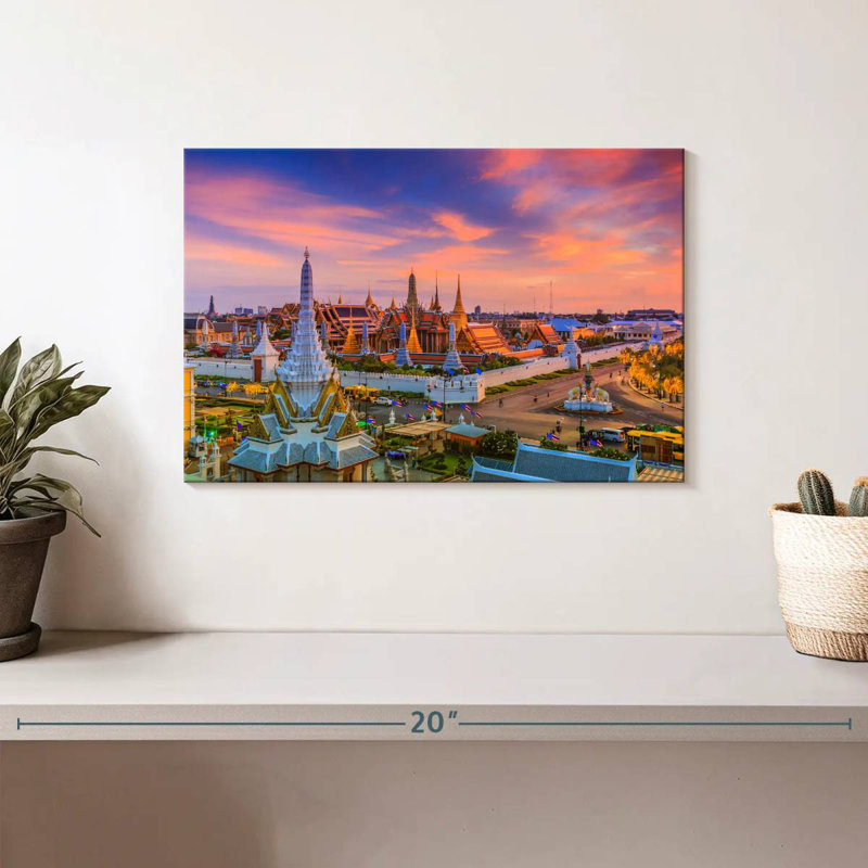 Rorry Wat Phra Kaew Sunset, 8" H x 12" W