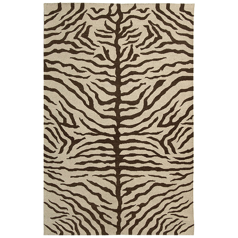 Hemmingway Wool Animal Print Rug, Rectangle 4' x 6'