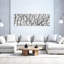 Swirling Black Lines 1 Piece Wrapped Canvas Panoramic Wall Art-513880001