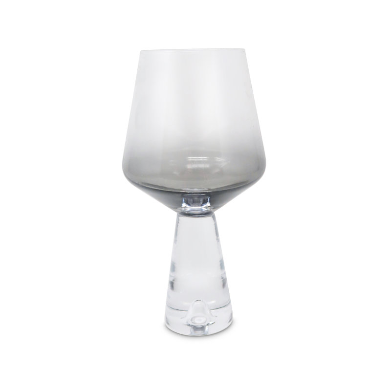 Ambrosina Set Of 6 Water Glasses, Ombré Smoke