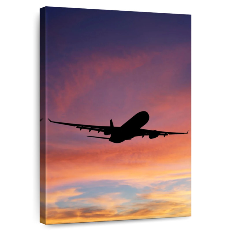 Silhouette d'avion Mehar, H 45 po x l 30 po