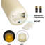 Flameless Candle with Wax Holder