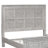 Haylee King Panel Bed w/ Decorative Headboard-1642731601