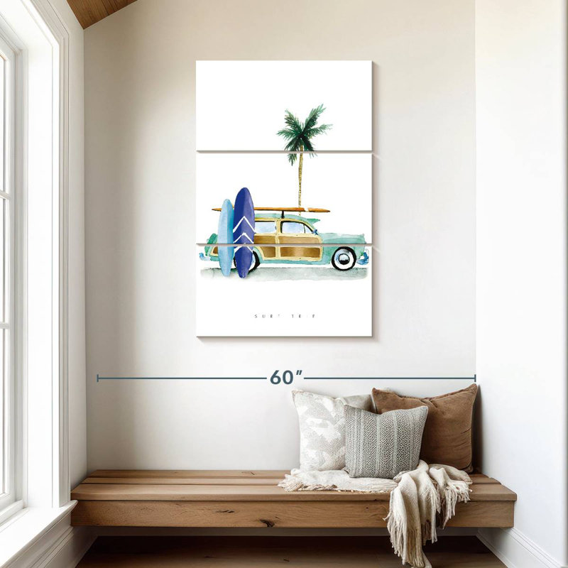 Senne Surf Days I, 45" H x 28" W