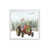 Opaque White Single Picture Framed, Solid Wood