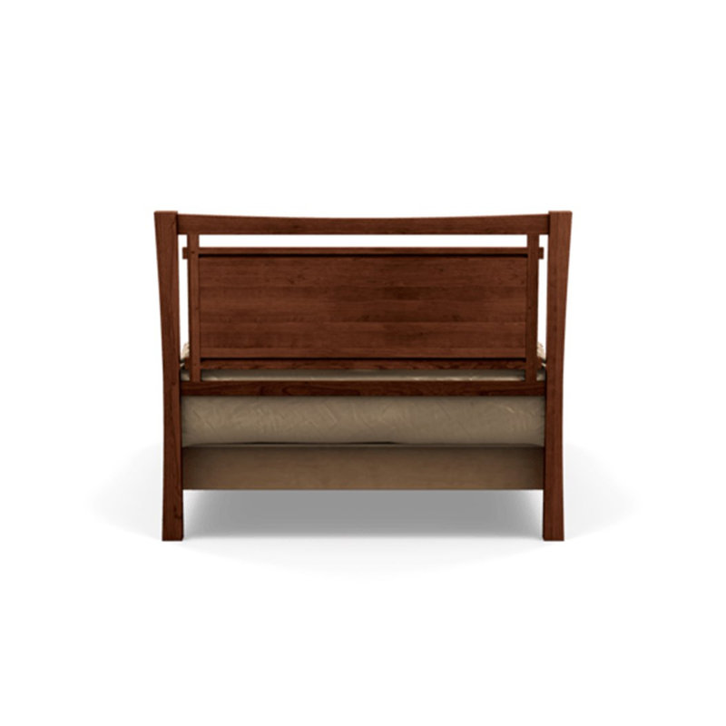 Monterey Solid Wood Storage Bed, Queen, Onyx, Cognac Cherry