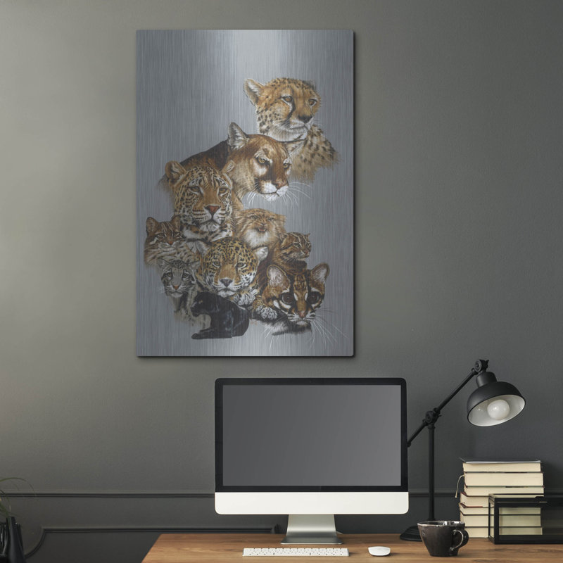 «Awesome» par Barbara Keith sur métal, H 36 po x l 24 po
