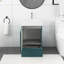 Meuble-lavabo rayé 20 po avec lavabo en céramique 20 po-1742522259
