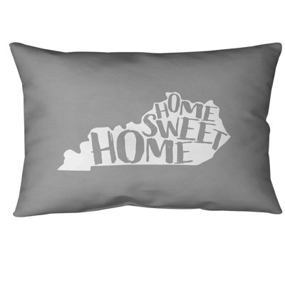Home Sweet Massachusetts Lumbar Pillow Cover