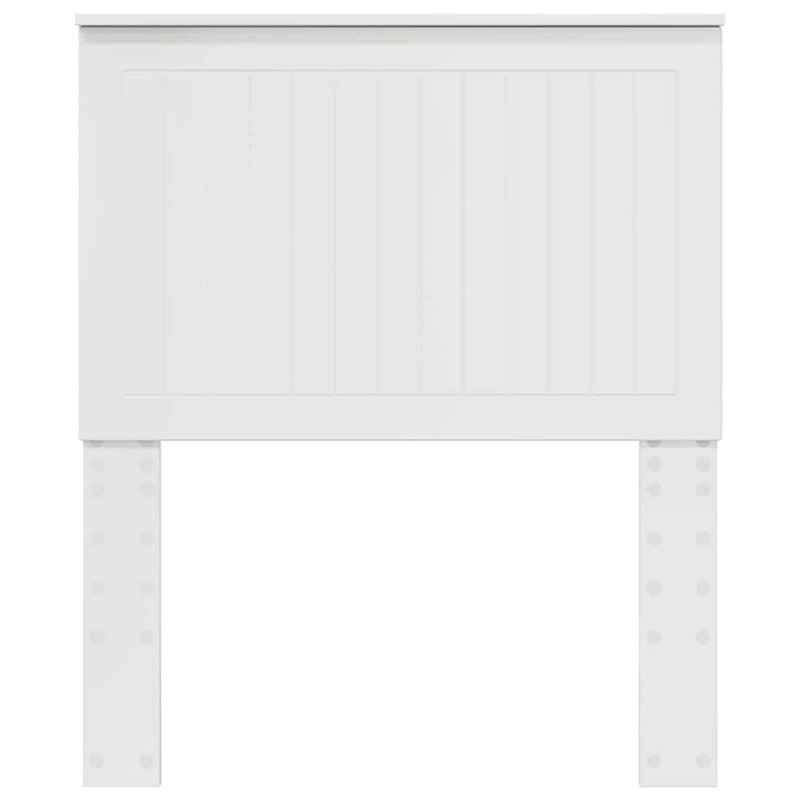 Headboard, Gloss White, European Toddler (80 x 160 cm)