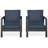 Patio Aluminum Chair With Cushions-1240670974