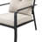 Frangos Powder-Coated Steel Outdoor Lounge Chair with Cushions (2-Pack)