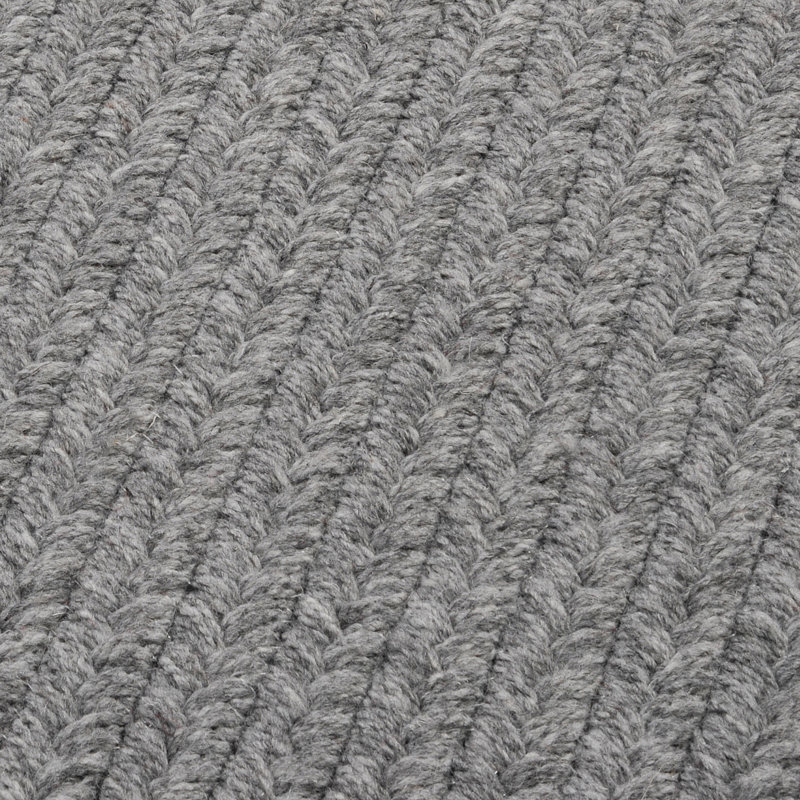 Tapis gris tressé Mcclary, Tapis de couloir 2 pi x 10 pi