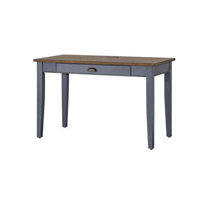 Vivienne Writing Desk with Built-In Electrical Outlet