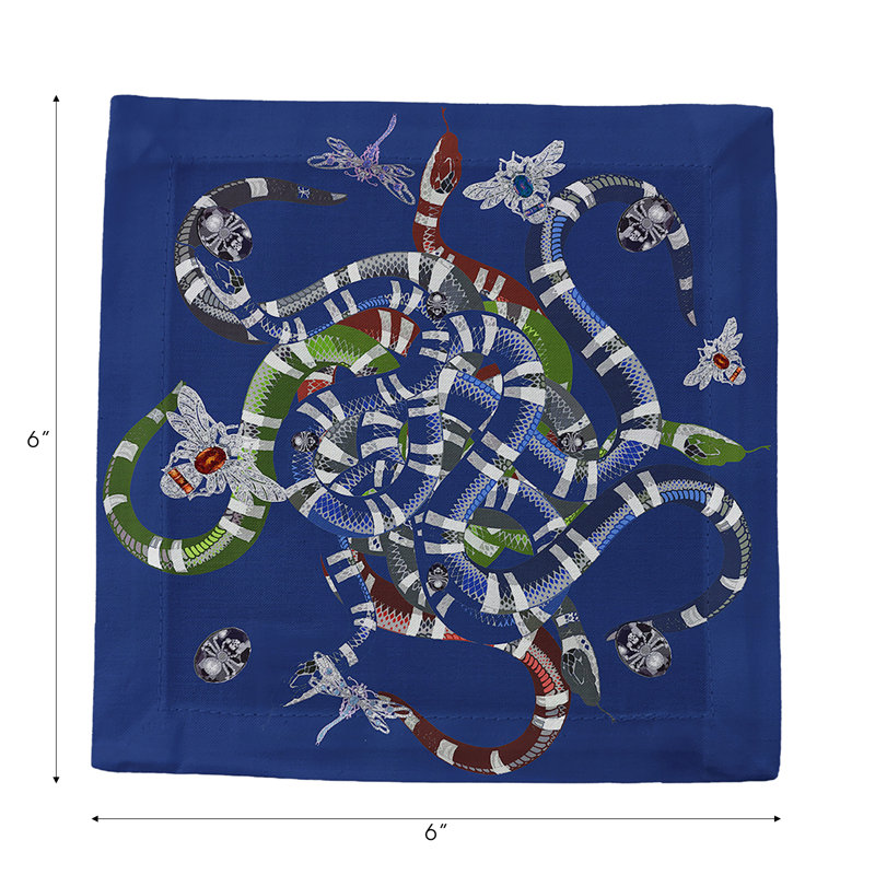 Square Napkins, Blue