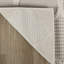 Tapis intérieur crème / beige à motif treillis 8 pi x 11 pi (7 pi 10 po x 10 pi 10 po) Branch Elyra-597466538