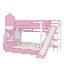 Lit superposé de style château-508657649-508657648