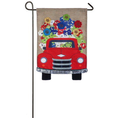 Double Sided 18'' H x 12.5'' W Polyester Garden Flag
