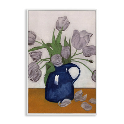  «Falling Tulip Petals Vase», art de la giclée encadrée par Incado