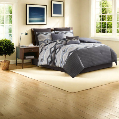 De literie double, polyester, confort moderne rustique pour la maison