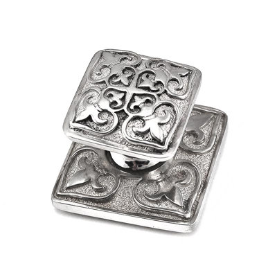Fleur De Lis Square Knob