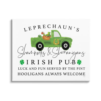 Cadre irlandais pub irlandais fantaisiste irlandais sur un panneau de fibres à densité moyenne