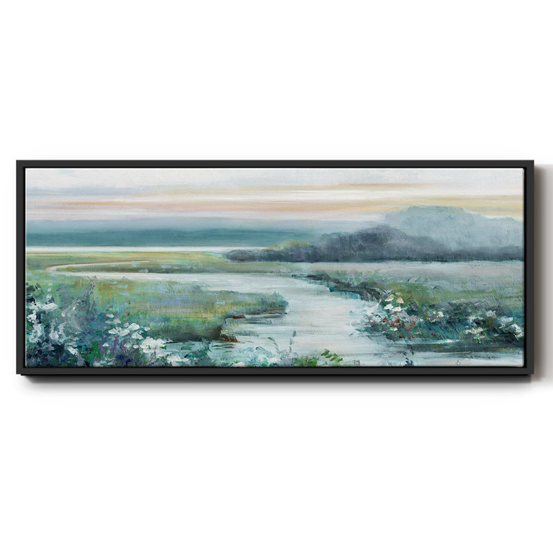 Eternity In Twilight, reproduction d'art sur toile, H 20 po x l 50 po x P 1,5 po, Noir