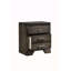 Table de chevet 2 tiroirs 1pc