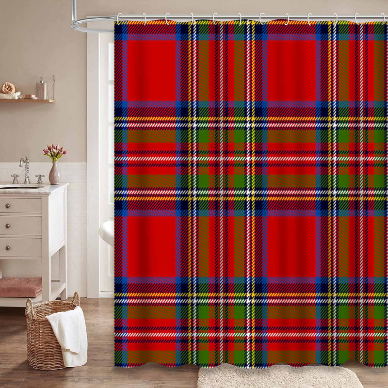 Rideau de douche Scottish Plaid Classic, L 72 po x l 72 po