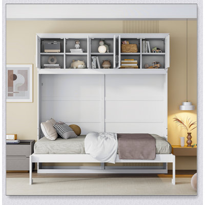 Murphy Bed Wall Bed With Top Cabinets