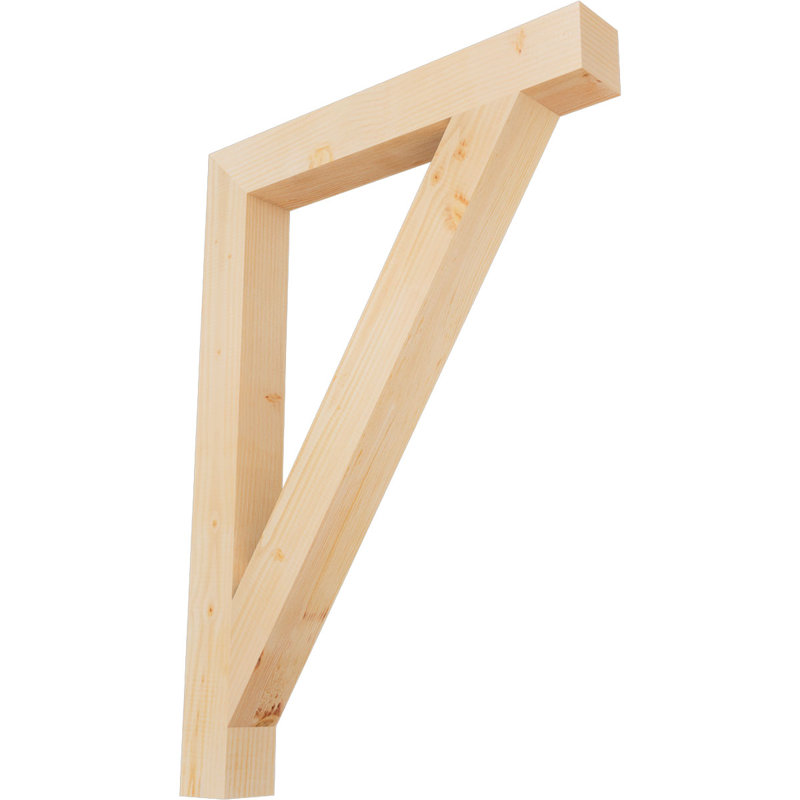 Support de bloc traditionnel, Douglas (lisse), H 42 po x l 4 po x P 30 po