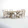 Regan 6 - Person Extendable Trestle Dining Set