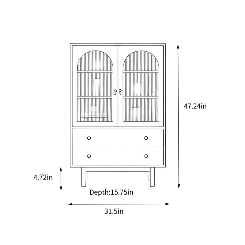 Armoire de rangement simple