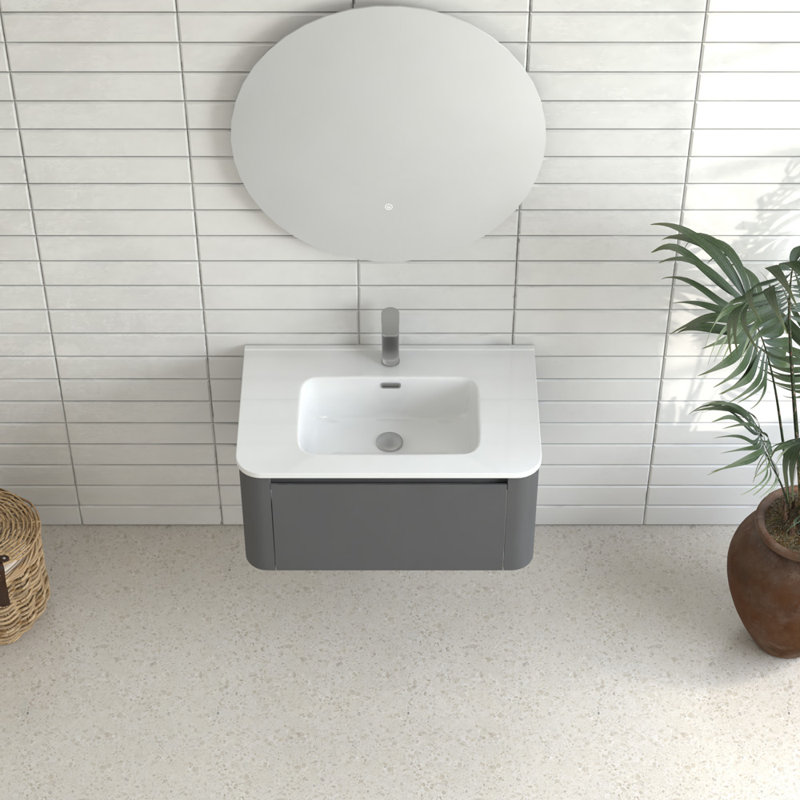 Meuble-lavabo mural 30 po avec lavabo