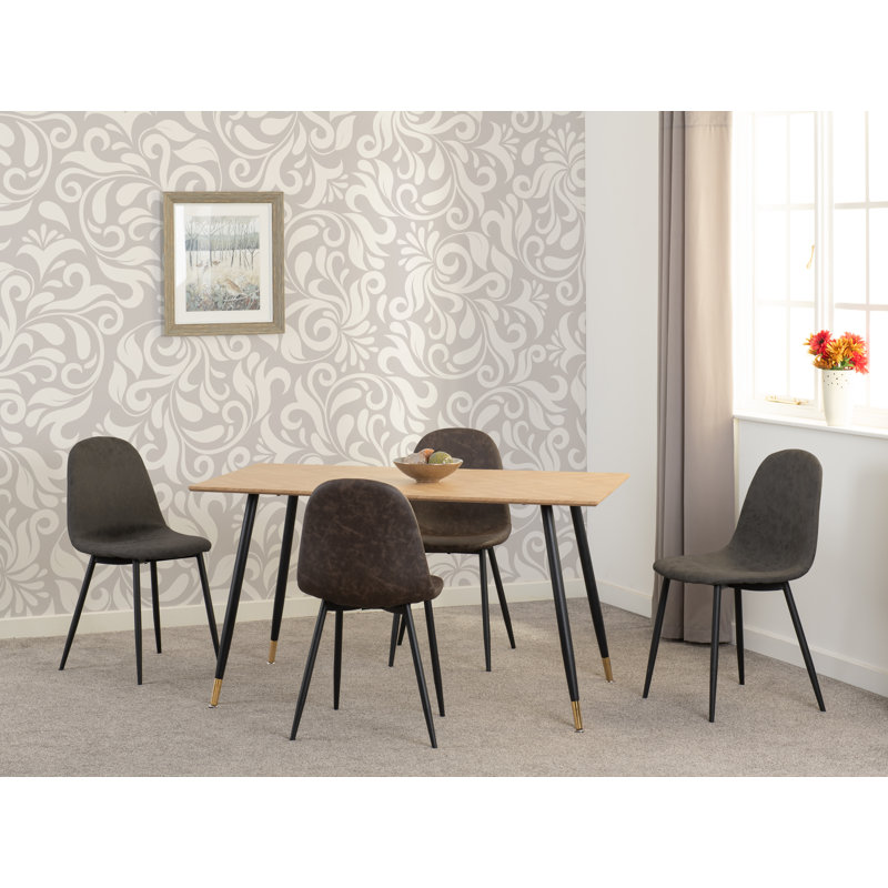 Addiemae 4 - Person Dining Set, Brown