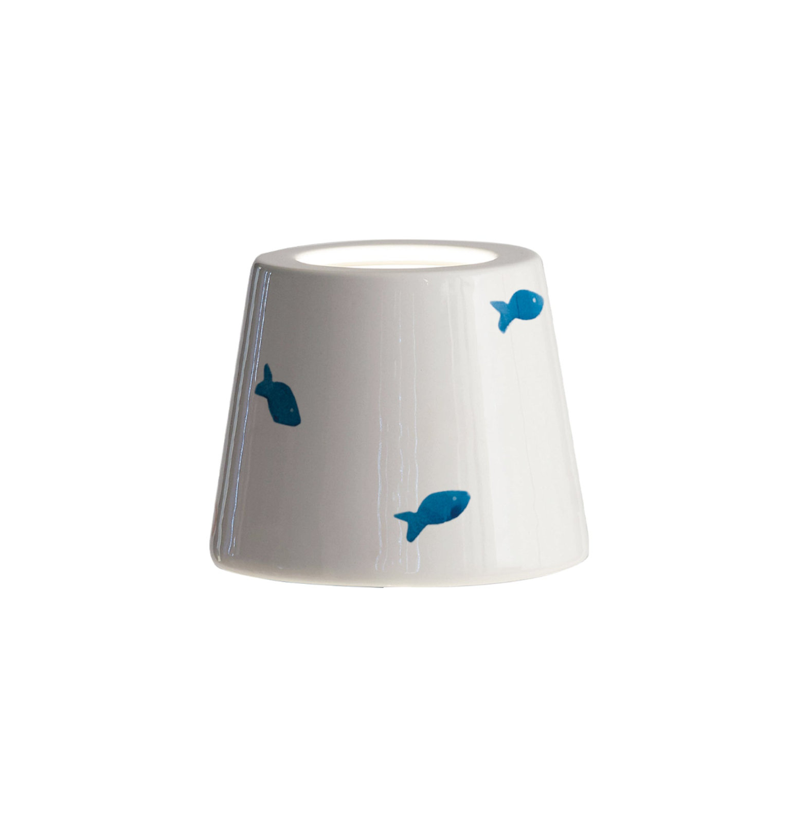 Poldina Lido Shade, White/Blue Fish