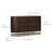 Modern Solid Wood 6-Drawer Dresser with Elevated Metal Base and Smooth-Glide Storage-130660155