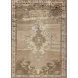 Antique One-of-a-Kind Rectangle 7' X 9'10" Hand Knotted Area Rug