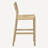 Enna Solid Oak & Danish Cord Counter Stool-424337054