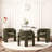 Velvet Modern Upholstered Barrel Dining Armchair-1778148401