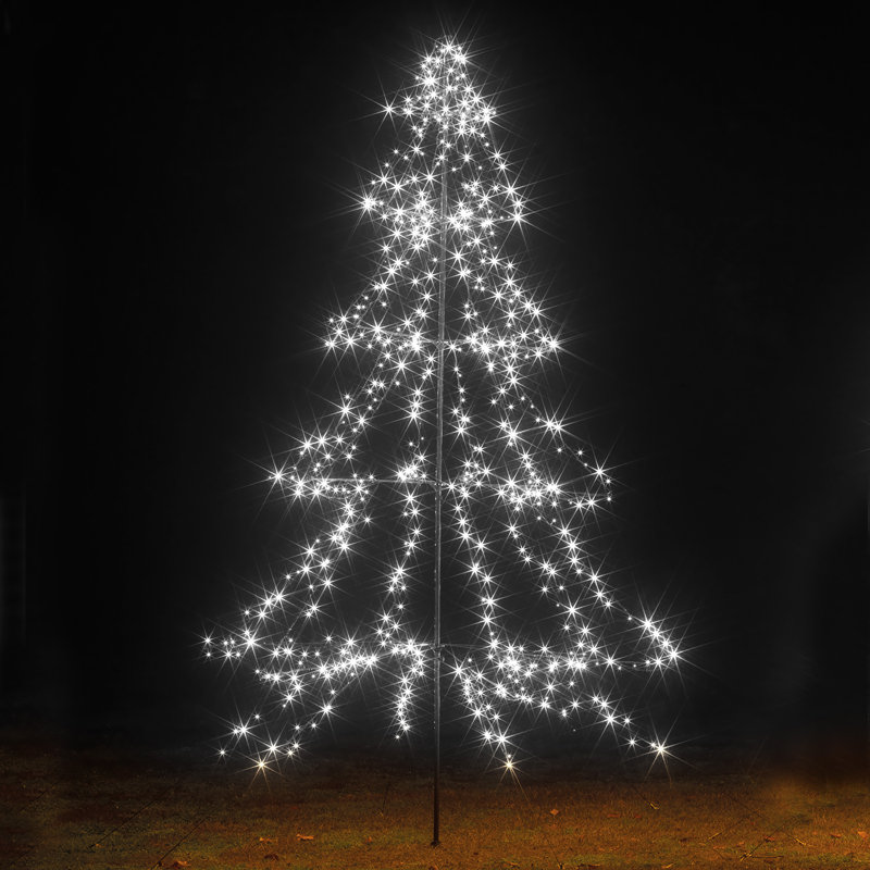 LED Twinkle Lighted Trees & Branches, Cool White, 200cm