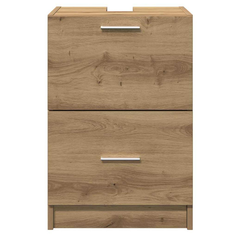 40Cm Single Bathroom Vanity Base Only, Artisan Oak