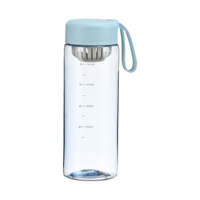 Bouteille d'eau Bouteille d'eau de sport 16,9 onces Étiquetée Bouteille de motivation 500 ml Bouteille d'eau de sport étanche aux fuites adaptée aux activités de plein air dans les gymnases pour femmes